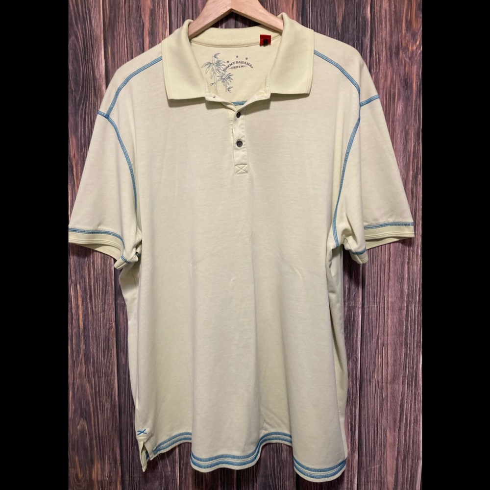Tommy Bahama Denim Short Sleeve Polo Shirt - Mens Size XXL